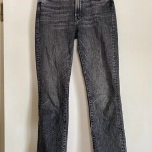 MOTHER rascal ankle step fray jeans
